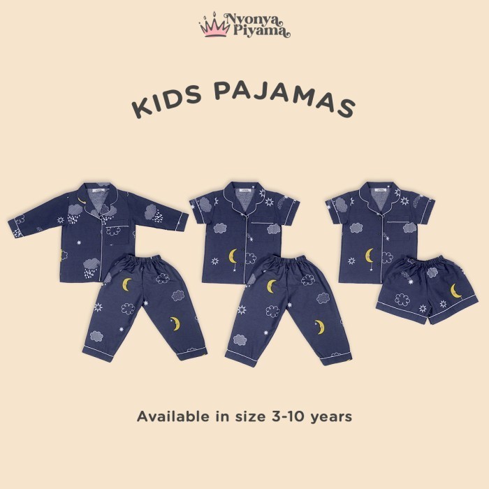 Nyonya Piyama Set Katun Classic Anak - Dreams