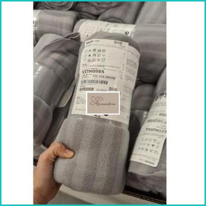 Vitmossa IKEA throw blanket/ selimut lembut bahan fleece/ selimut tipi