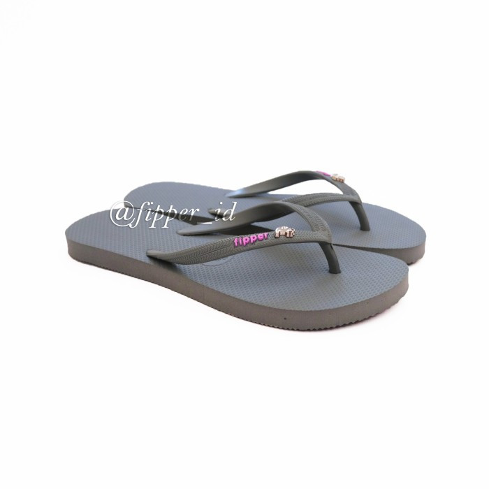 FIPPER GLITTER GREY / BEAUTY - Sandal Jepit Wanita/Perempuan