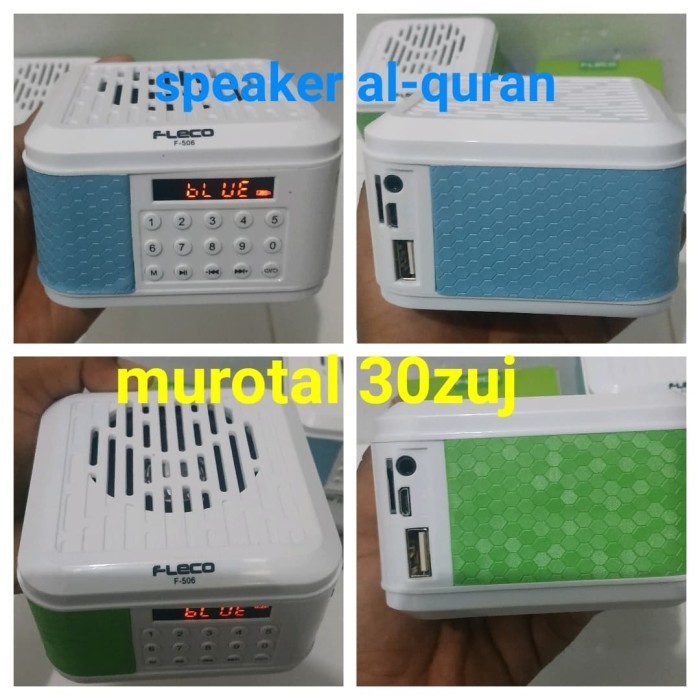 Speaker Al-Quran Murottal 30Juz Speaker Al Quran Fleco F-506 Bluetooth