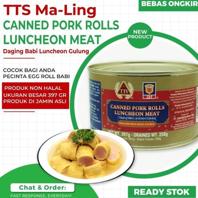 

Tts Maling Brand Egg Rolls With Pork (Non Halal) | Legaza