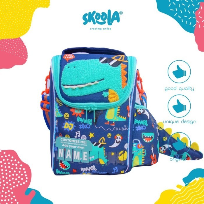 

Skoola Tas Bekal Lunch Bag Box Tempat Makan Anak Laki" Bola - Dosira