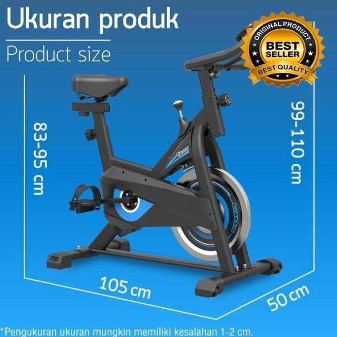Htd Sport Sepeda Statis Spin Bike Exercises Alat Olahraga Fitness Xasiuu