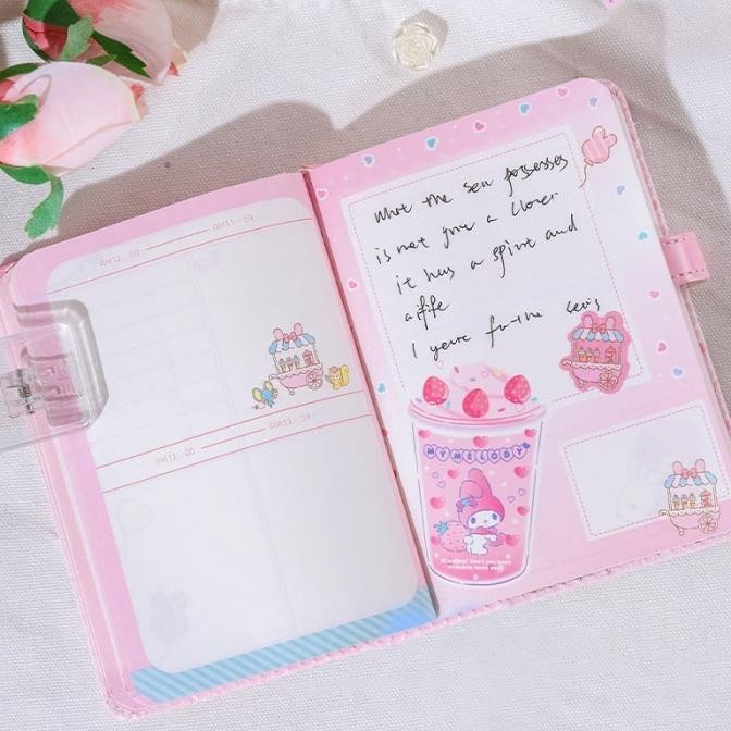 

Best Seller Mimimoo Mini Notebook Buku Dairy Karakter Sanrio Cinnamoroll Kuromi