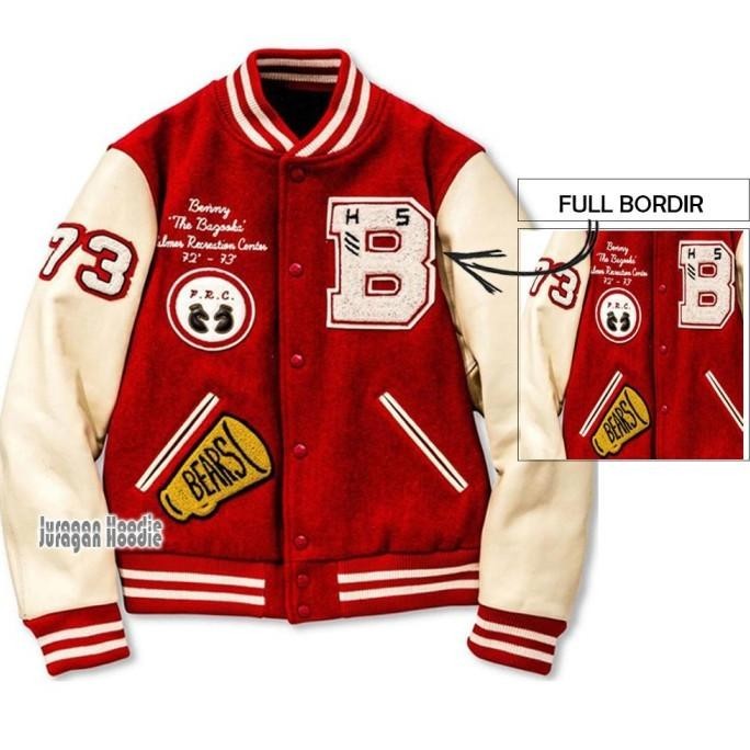 Jaket Baseball Varsity Vintage - Jaket Varsity Baseball Kamikaze Pria Xavionxa