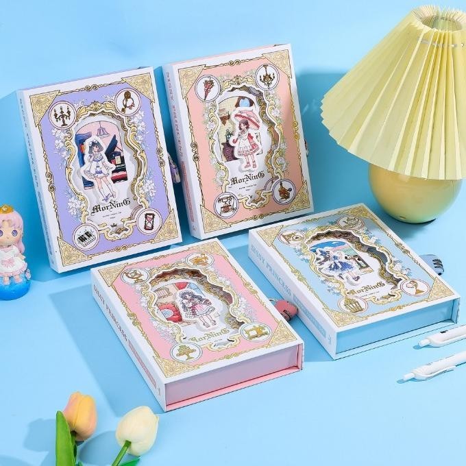 

Ready Buku Diary Gembok Sissy Princess Notebook Lock + Gift Box Jurnal 1979