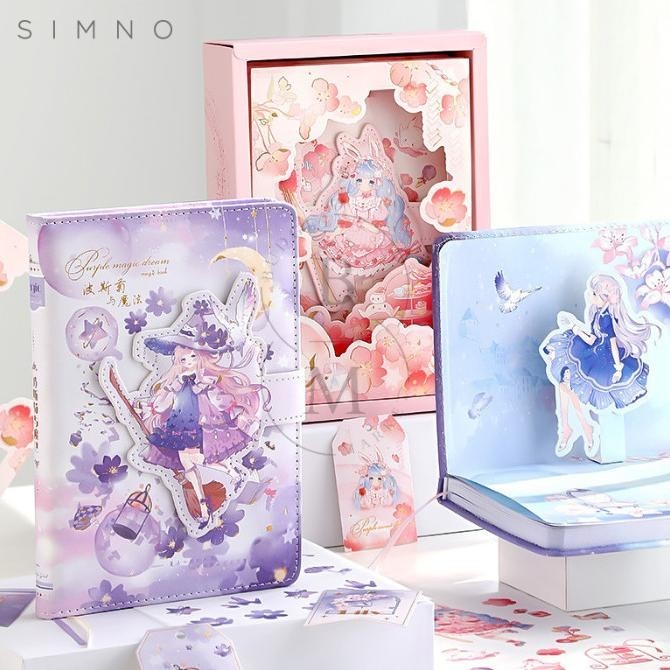 

Promo Terbatas 3D Pop Up Magnetic Diary Notebook + Stiker Magic Dream / Buku Tulis