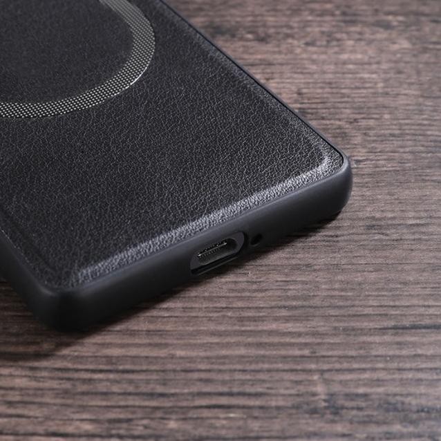 Sony Xperia 1 Mark III Leather Case Magsafe Wireless Charging Xp 1iii Berkualitas