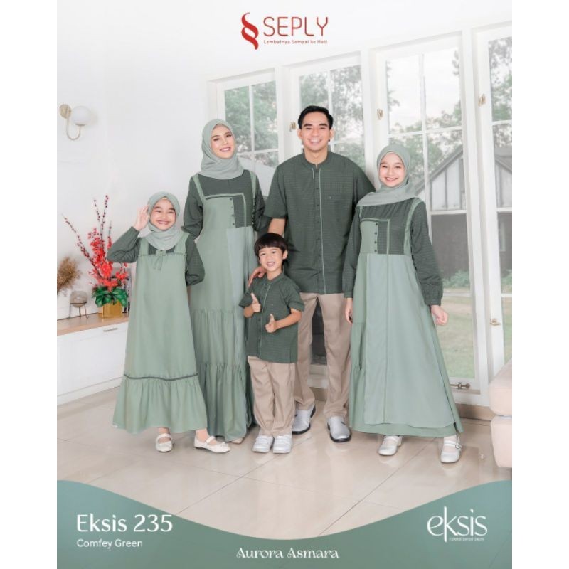 BAJU SERAGAM KELUARGA EKSIS 235 COMFEY GREEN by SEPLY