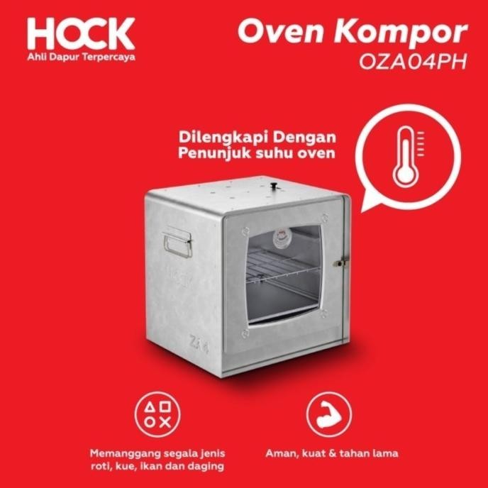 Hock No 4 Oven Kompor Tangkring Gas Zinc Aluminium Pengukur Suhu Plestiascapture