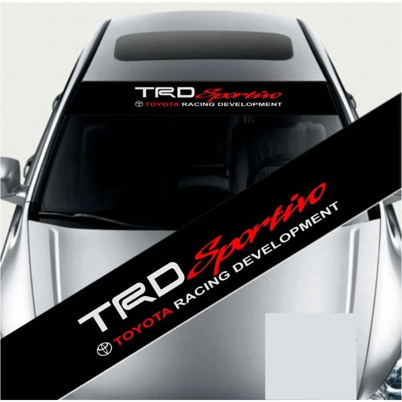 cutting sticker mobil sticker kaca depan TRD SPORTIVO