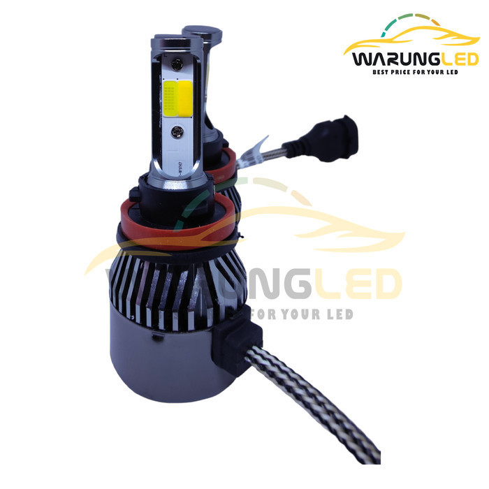 Lampu Led Foglamp Mobil Led X9 Eco9 Luminos H11 3 Warna Super Bright