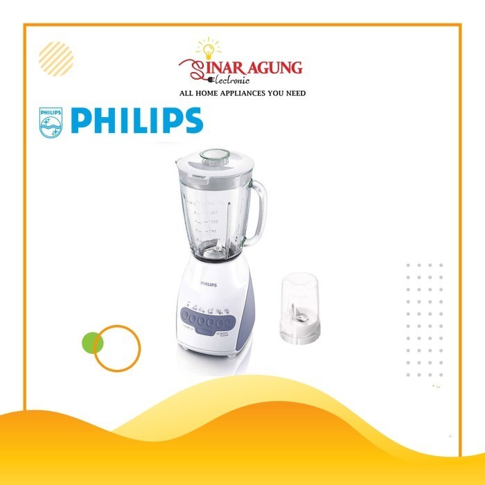 Blender Philips Hr 2116 / Hr2116 [Kaca / 2 Liter]