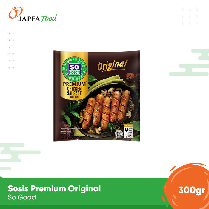 

So Good Sosis Premium Original 300gr