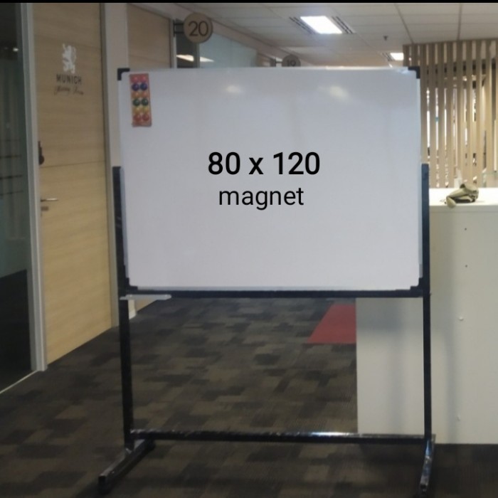 

Whiteboard Standing 80 X 120 Magnetik