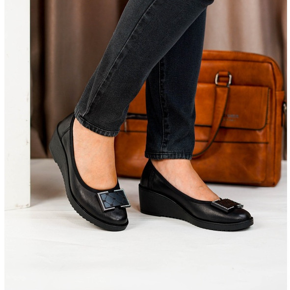 POLLUX MONDAY WPOBW 15 - SEPATU KERJA WANITA | SEPATU KERJA WEDGES KEKINIAN