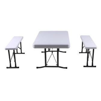 Termurah Meja Dan Kursi Lipat Krisbow Putih Xashifxa