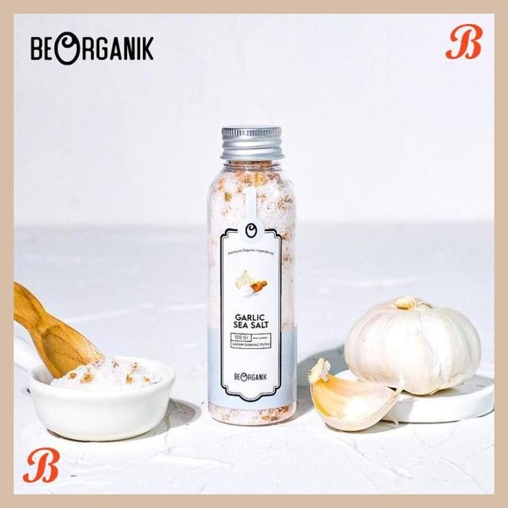 

| ORB | BEORGANIK GARLIC SEASALT / GARAM LAUT BAWANG PUTIH 100GR