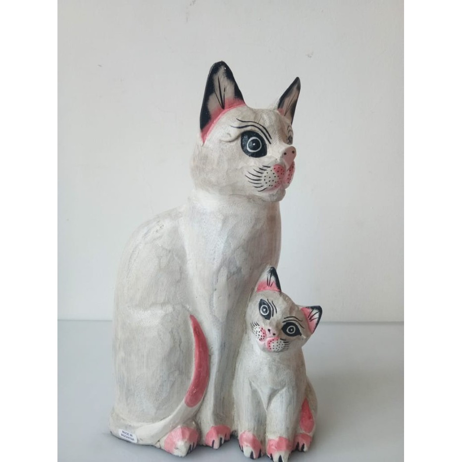 Patung kucing set/pajangan kucing