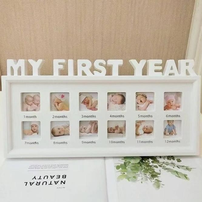 Bingkai Frame foto bayi My first year baby 0-12 bulan - chawee8