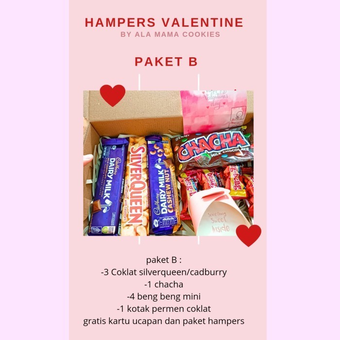 

Kado Hampers Valentine Brownies Coklat 2021
