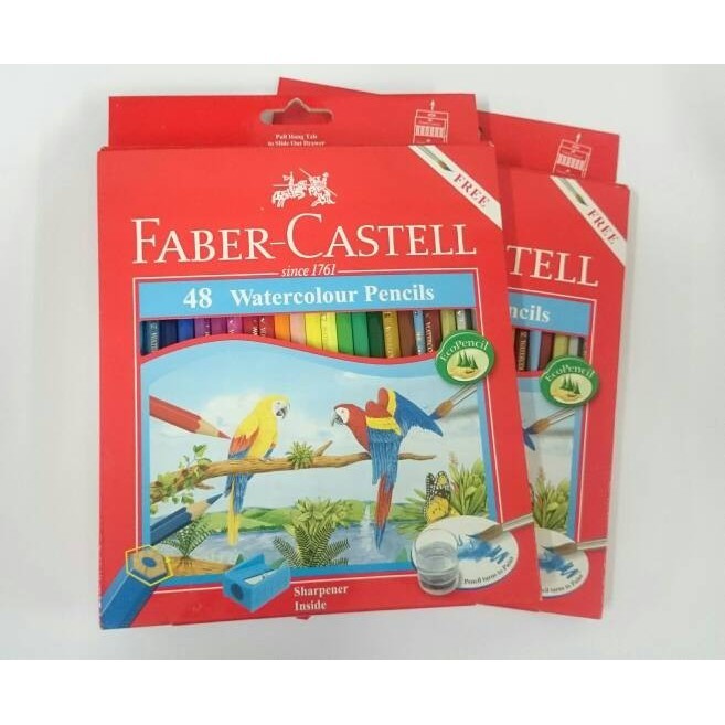 

Spesial Fabercastell Watercolor Pencil 48Clr Bergaransi