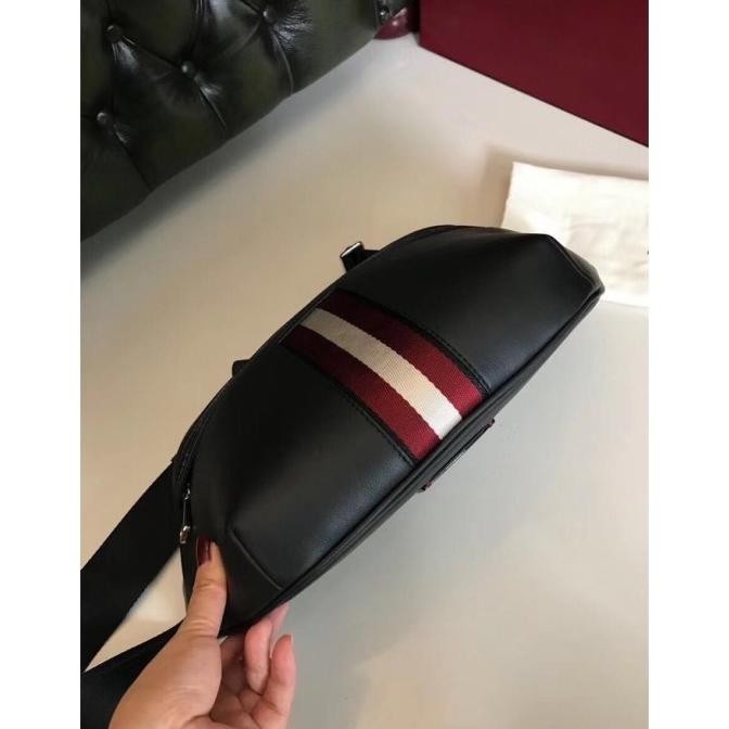 Tas Pria Waistbag Bumbag Selempang Bally Hakab Leather Bum Bag In Xaxafork
