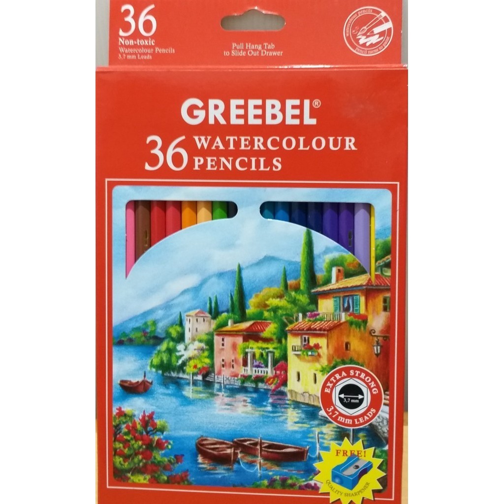 

Cuci Gudang Greebel 36 Classic Colour Pencils / Pensil Warna Limited