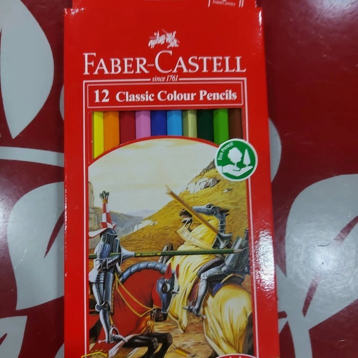 

Spesial Pensil Warna Faber Castell Classic 12 Warna Panjang Original Gilaa!!!