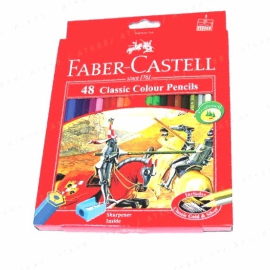 

Bergaransi Pencil Warna Faber Castell 48 Colour Classic. Berkualitas