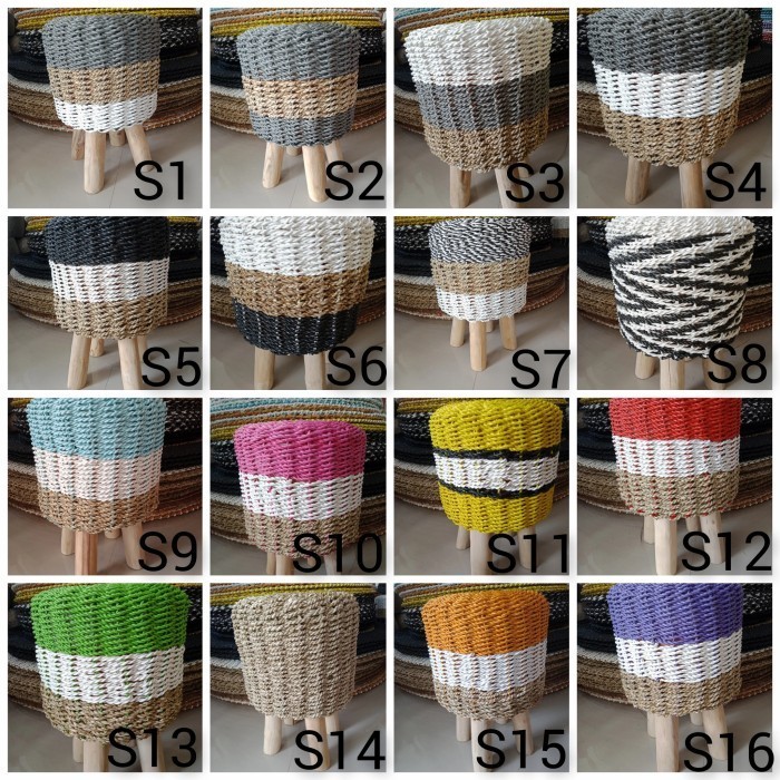 Sofa Perlengkapan Furniture / Kursi Sigras/Stool Sigras Diameter 30Cm