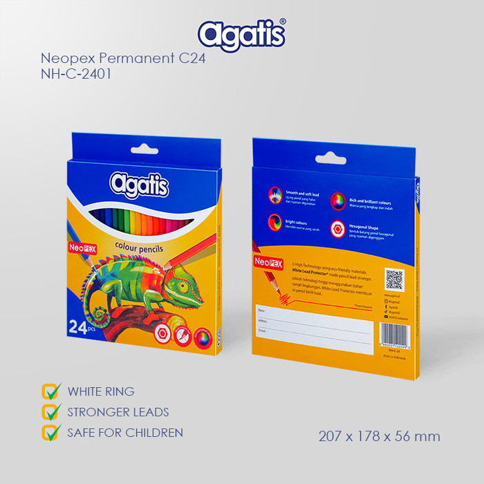 

Diskon Agatis - Pensil Warna Neopex Eco Hexagonal - 24 Warna Terbatas