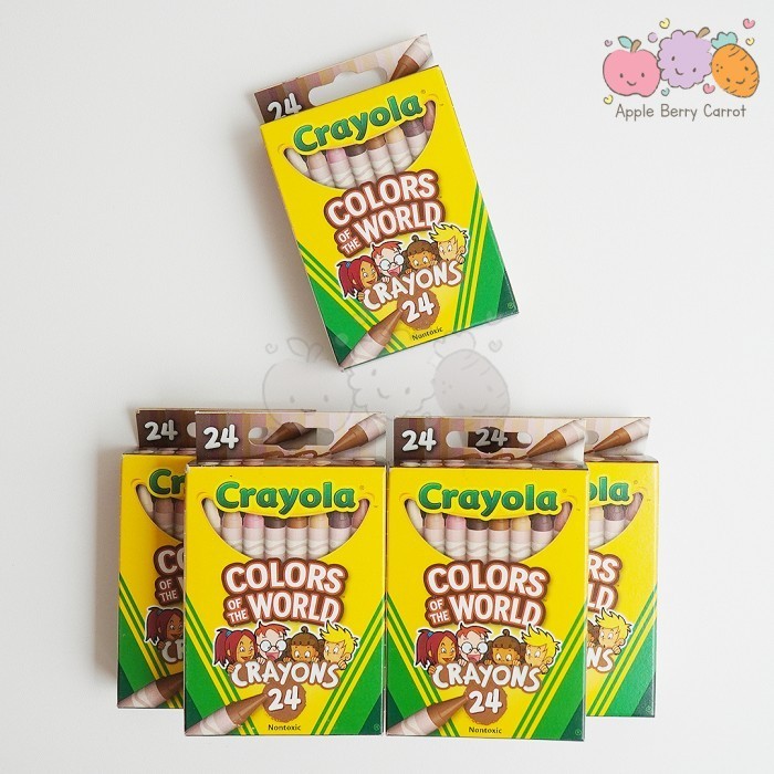 

Aman Crayola Colors Of The World 24 Crayons And Activity - Skin Tone Gilaa!!!