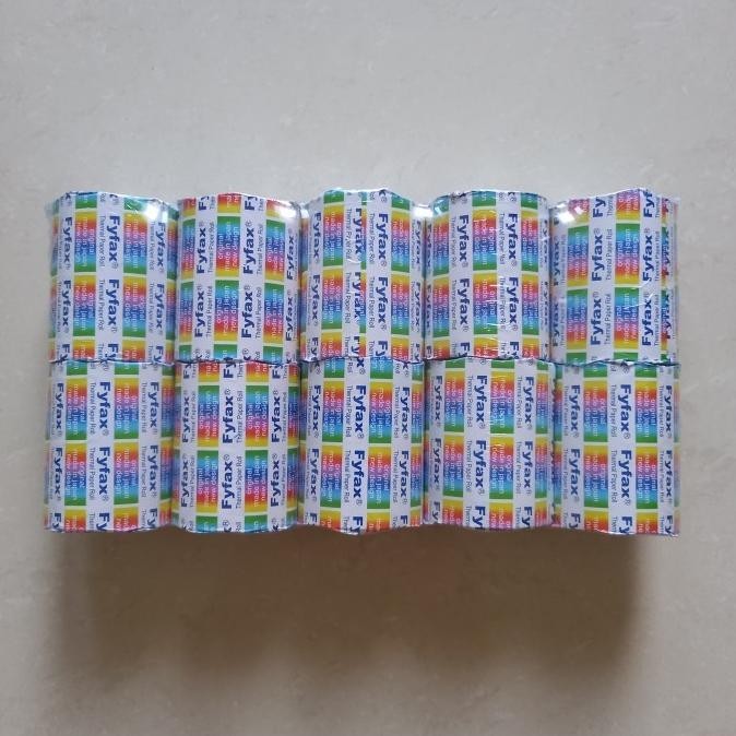

PROMO KERTAS THERMAL / THERMAL PAPER FYFAX 58 X 48/ 1 PAK ISI 10PCS