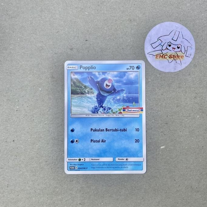 Pokemon TCG Indonesia - Popplio Indomaret Promo