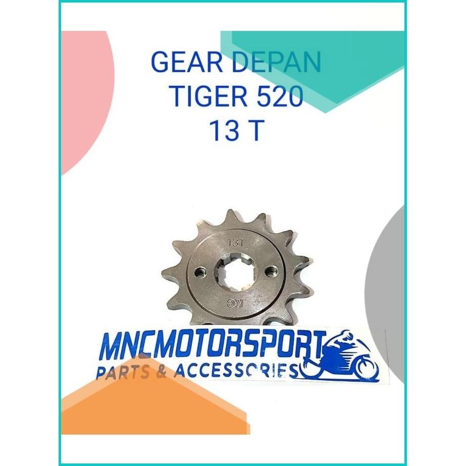 GEAR GIR DEPAN TIGER 520 13 T 16novz3 tools