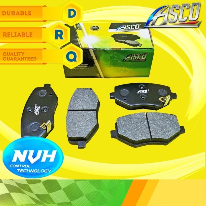 New Kampas Rem Depan Brake Pad Asco Wuling Cortez / Confero 2017 ( Fr ) Gratis Ongkir