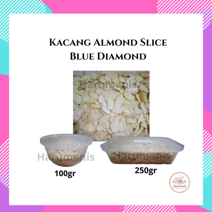 

<<<<<] Almond Slice Blue Diamond 100gr Mentah