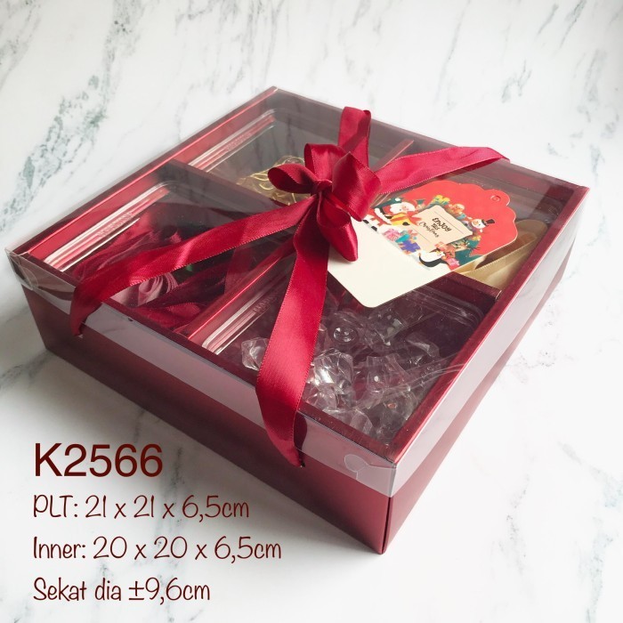 

Kotak Sekat 4 K2565/ K2566 Cookies, Bolu, Puding 100