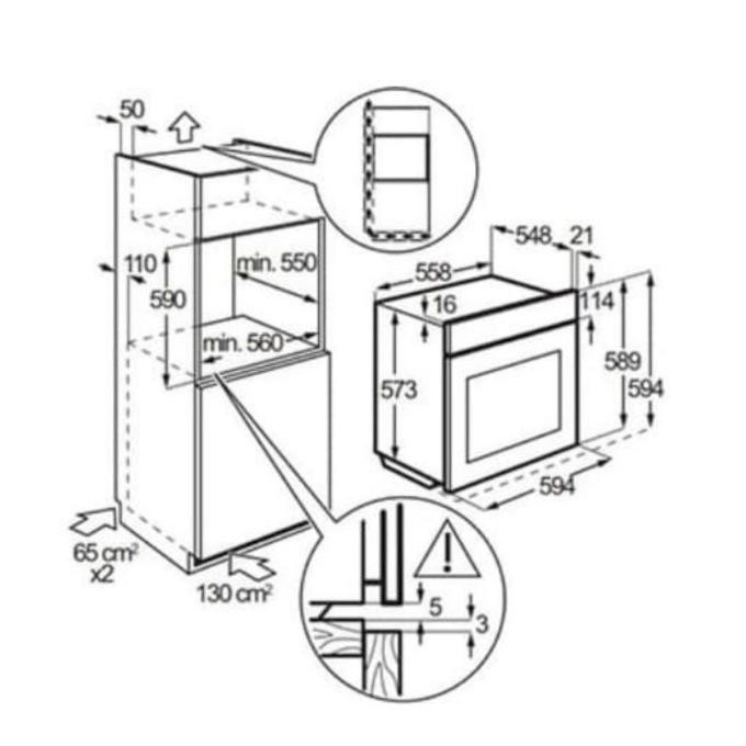 Murah Oven Built-In Gas Electrolux Eog 1102 Cox Elegan Sempajayasentral