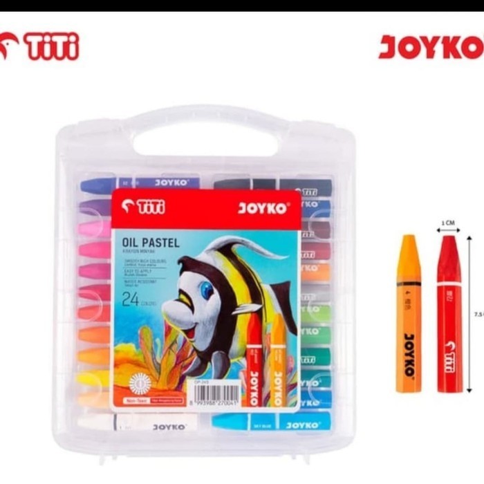 

Eklusif Crayon Titi 24 Warna / Krayon Titi/Titi Joyko Hemat