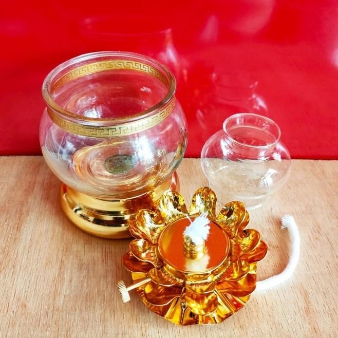 Lentera Lampu Sumbu Minyak Penerangan Sembahyang Lentera Minyak | Ganepkuswandarilaris