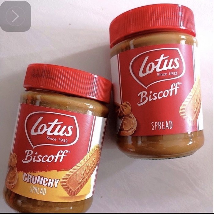 

Lotus Biscoff Crunchy Spread 380G Selai Coklat Caramel Untuk Cake Roti