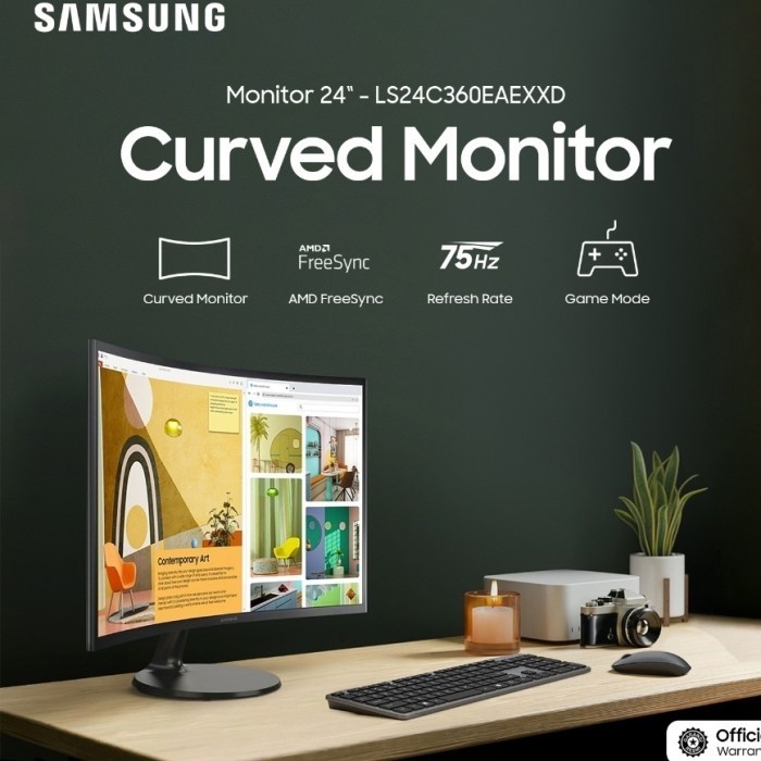 Terlaris Led Monitor Samsung 24 In Samsung Curve Promo Terbaru