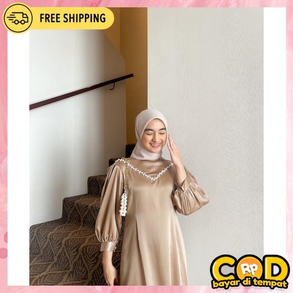 Gamiz Syari Kekinian Bsju Games Syarii Murah Dress Pesta Kondangan Long Dress Wanita Maxy Drees Rema