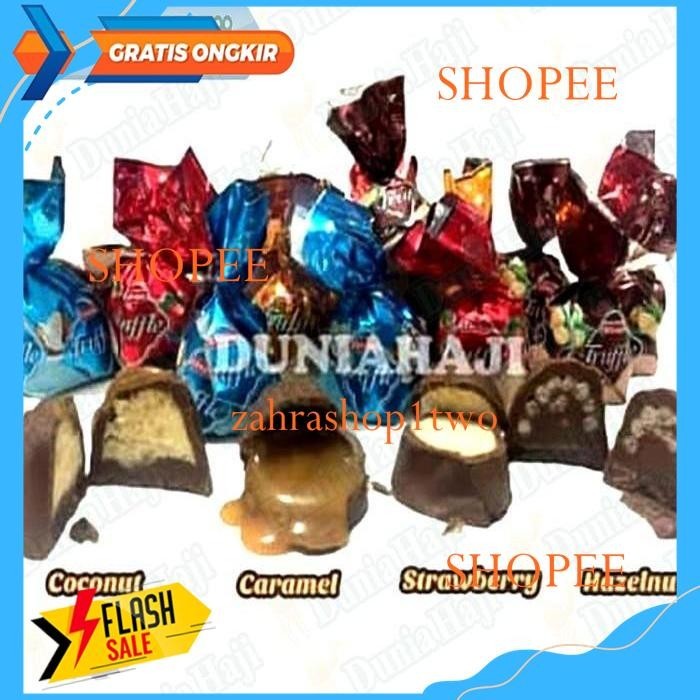 

COKLAT TRUFFLE OLEH-OLEH HAJI & UMROH ENAK DAN MURAH /500GR THE BEST SELLER !!