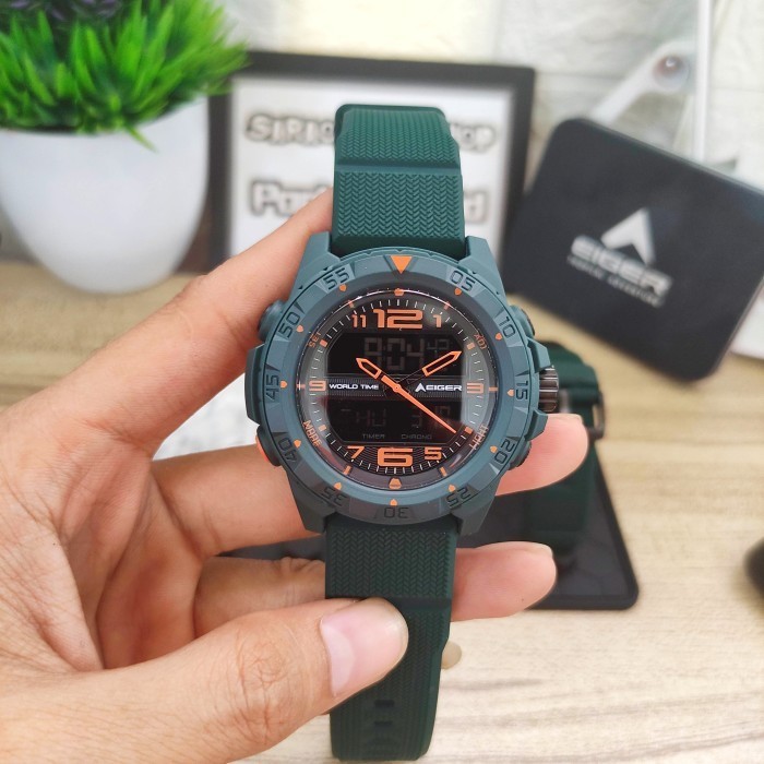 Eiger Baitou Watch Jam Tangan Digital Analog Gin