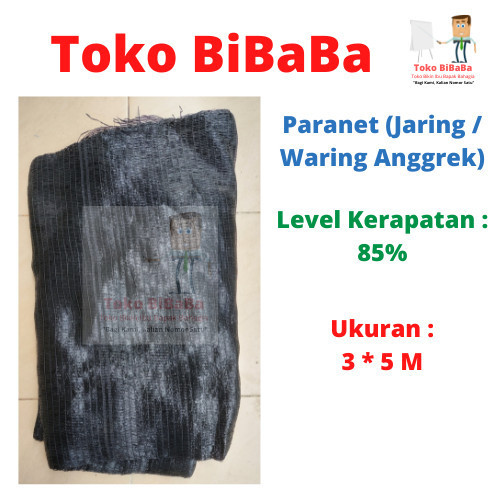Paranet (Jaring Anggrek / Waring Anggrek) 3*5 M Kerapatan 85 %
