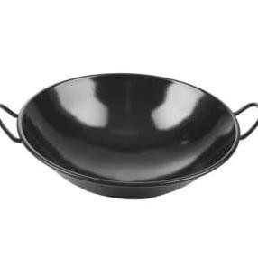 Wajan Kuali Wok Penggorengan Hitam Tebal Kualitas Premium