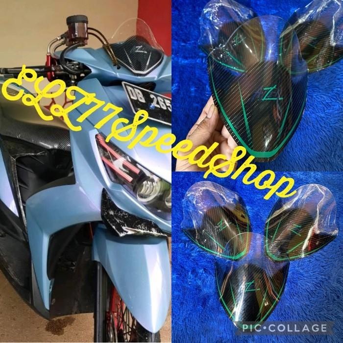 VISOR WINDSHIELD MIO SOUL GT 115 CARBON KARBON HITAM MIO SOUL GT 115 Import Premium